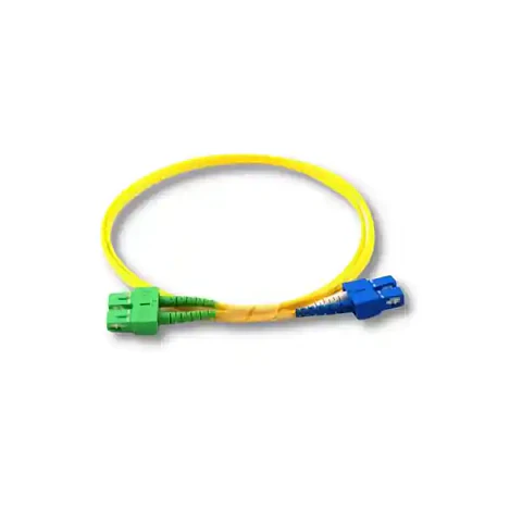 Jumper fibra óptica DP SC/UPC-APC SM 9.5/125 OS2 LSZH 2mts