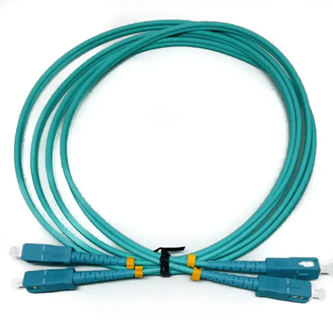 Jumper fibra óptica dúplex SC-SC/UPC multimodo 50/125 OM3 2 m LSZH