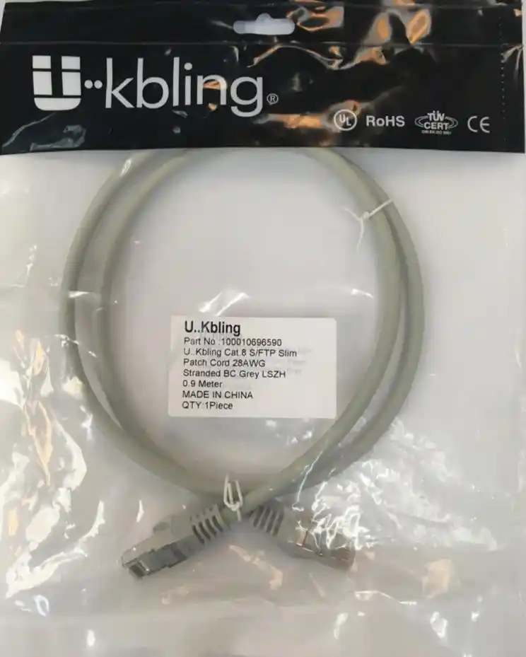 Cable de Red Categoría 8  0.90 mts SFTP LSZH 1