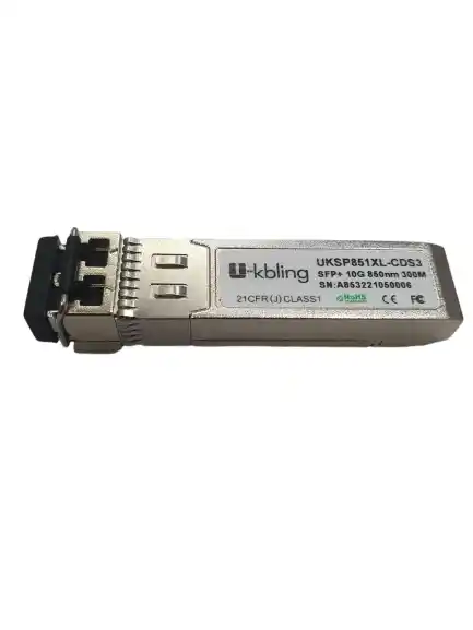 Módulo SFP+ 10Gb MM 850nm 300m UBQ Compatible LC 1