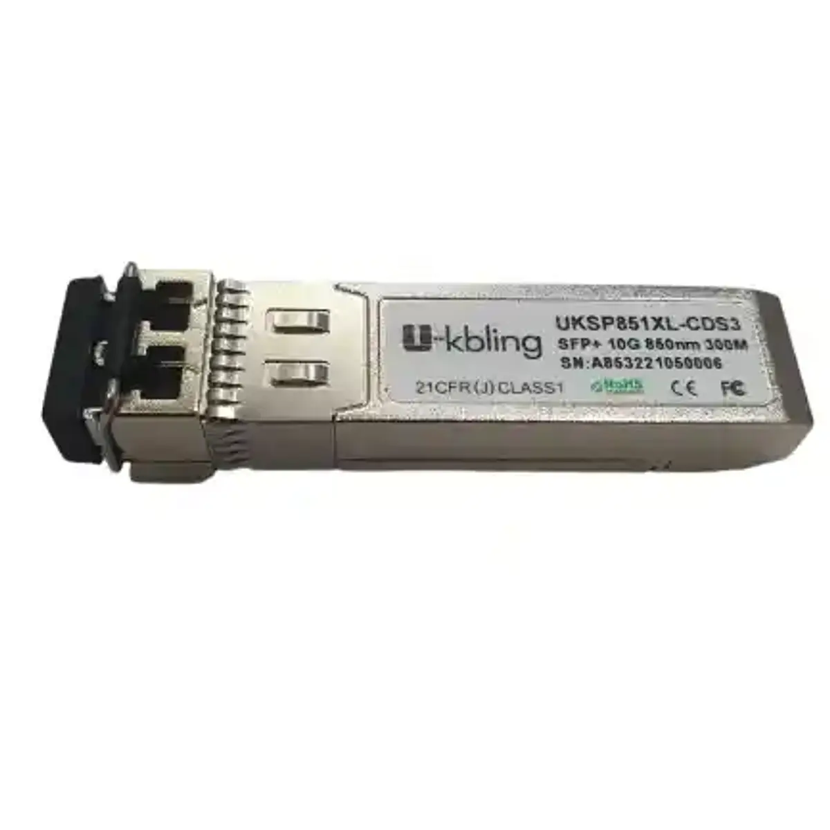 Foto de Módulo SFP+ U-Kbling 10 Gb Multimodo 850 nm 300 m LC, compatible Ubiquiti