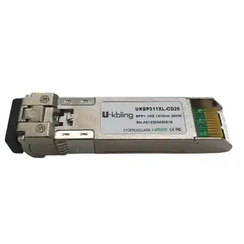 Módulo SFP+ U-Kbling 10 Gb Monomodo 1310 nm 20 km LC, compatible Ubiquiti