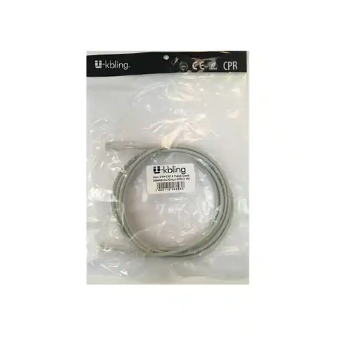 Patch cord slim CAT. 6 - 1 m gris UTP LSZH - slim