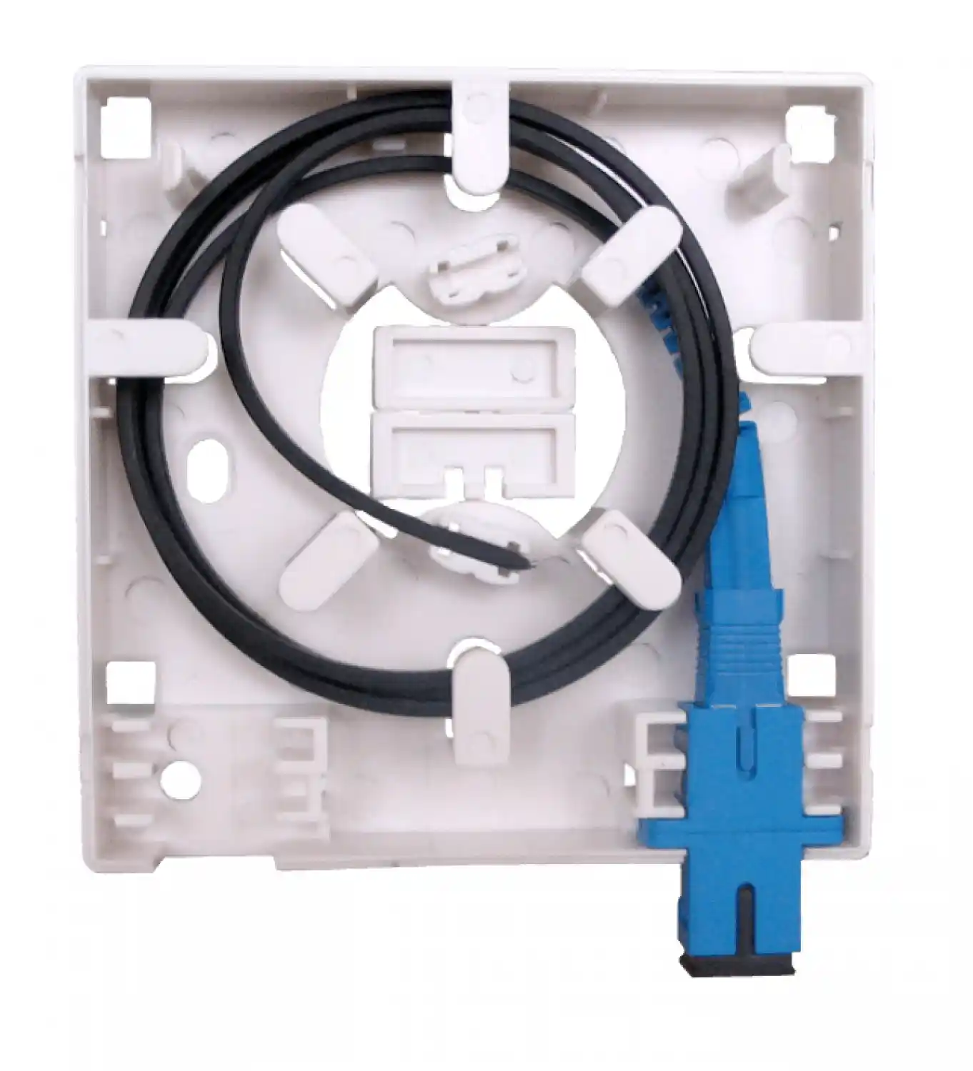 Roseta para FTTH 2 puertos 86mmx86mm 3