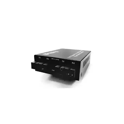 Media converter 1G fibra óptica SM 1310nm 20km a MM 850nm 500m