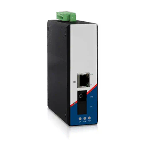 Conversor de Medio Industrial U-Kbling 10/100 Monomodo 20 km 1310 nm SC, 220 VAC
