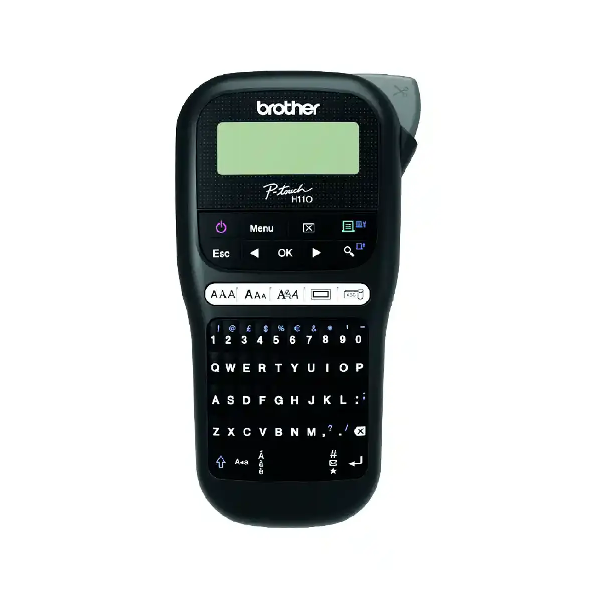 Foto de Rotuladora Brother PT-H110 con teclado QWERTY