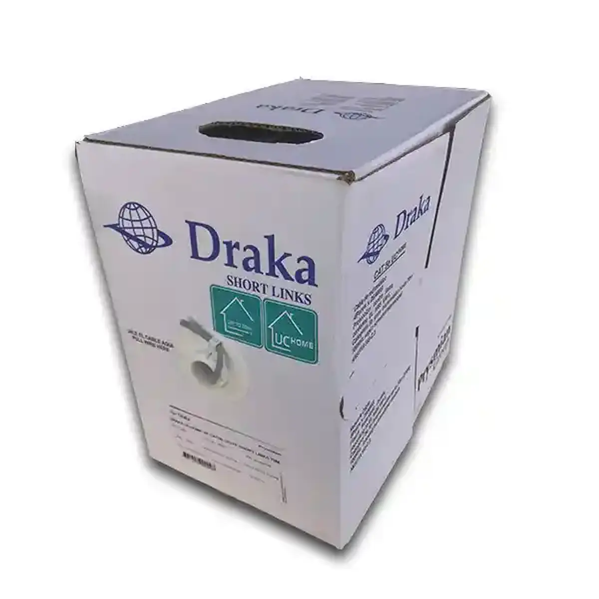 Foto de Cable de red UTP Draka Cat 5e unifilar 26 AWG gris TC, caja 305 m