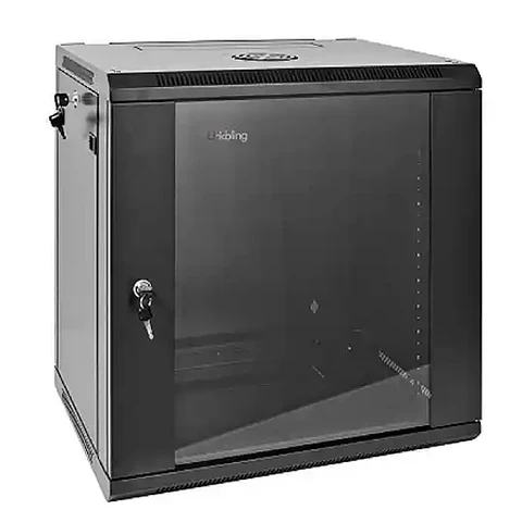 Gabinete rack mural 19" 15U x 600 x 450 mm