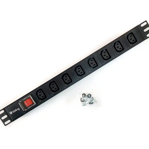 PDU 8 x C13 10A 220V con entrada C14 S/CABLE