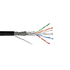 Cable de Red SF/UTP eco 4 Pares Categoría 6 Unifilar Exterior