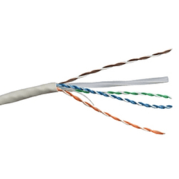 Cable  UTP eco 4 Pares CAT. 6 Unifilar Gris (305)