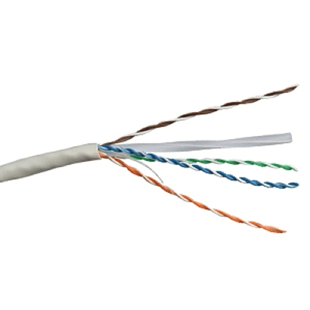 Cable de Red UTP eco 4 Pares CAT. 6 Unifilar Gris (305) 1