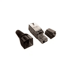 Conector  Macho RJ45 STP Cat.6A Autoponchable