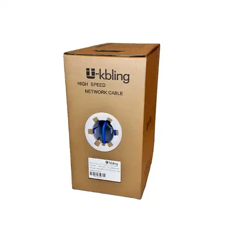 Cable de red UTP Cat 6 unifilar LSZH azul (305 m)