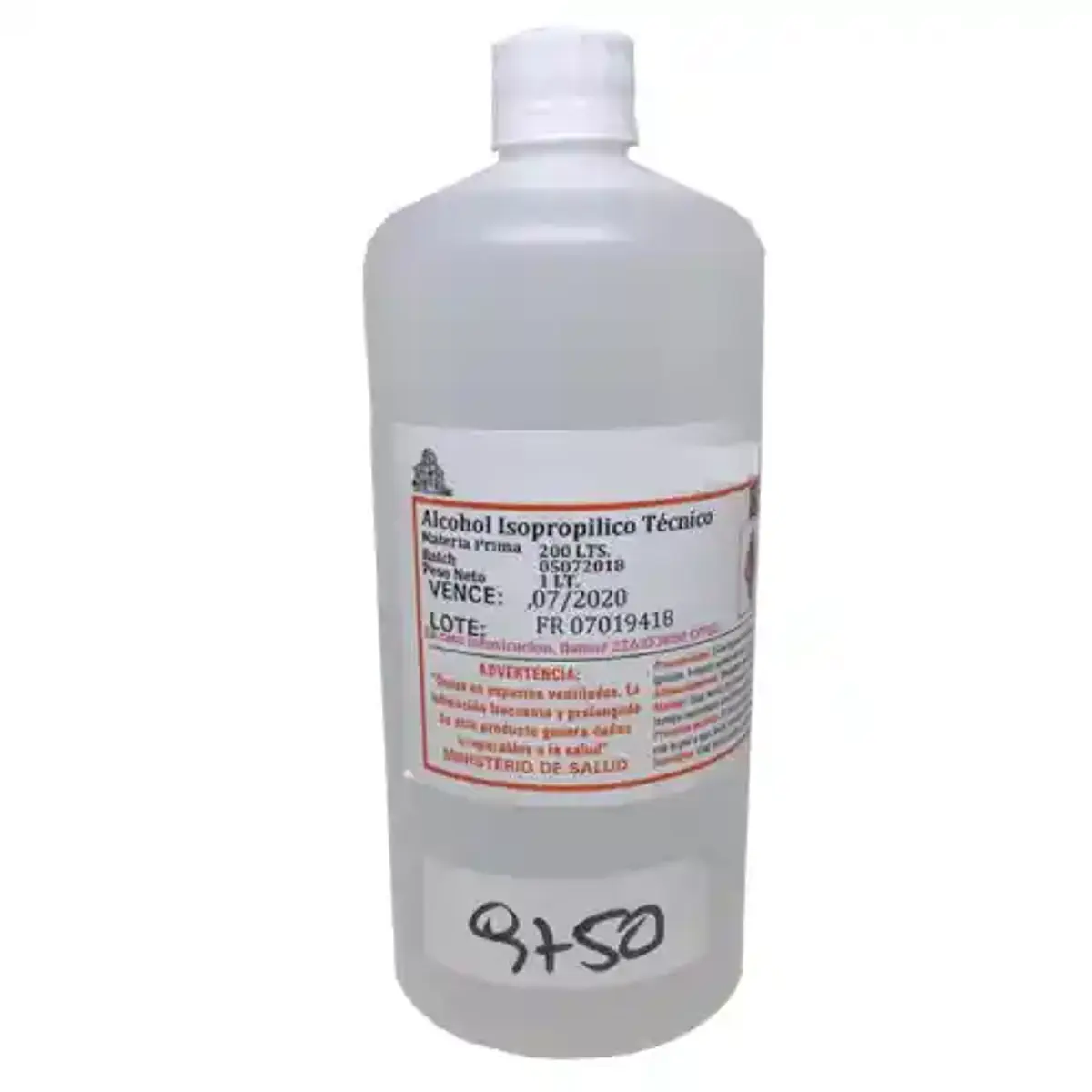 Foto de Alcohol isopropílico 1 litro