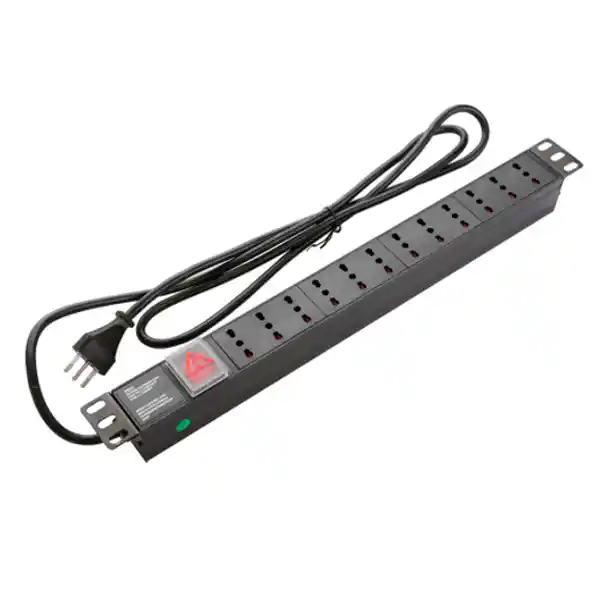 PDU 12 salidas 10A 220V con interruptor 3m 1