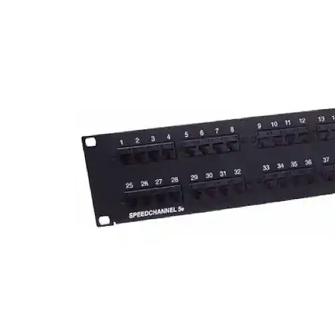 Patch Panel Hubbell 48 Puertos Cat 5e (PSC5E48)