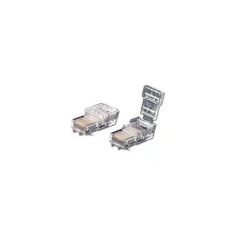 Conector RJ 45 UTP Cat. 5E snap on autoponchado BRFTP4P