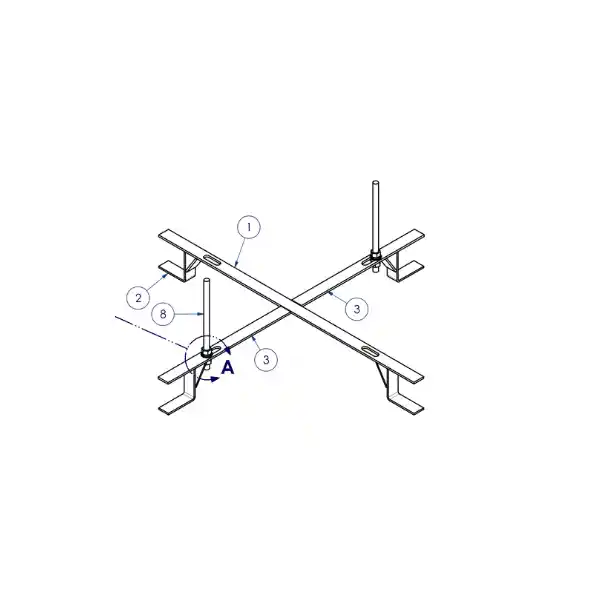 Cruceta de Reserva para cable Fira Óptica 100x100cm 1