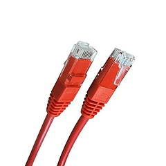 Cable de Red Categoría 6 90cm Negro - Gris - Azul - Rojo Inyectado