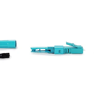 Conector rápido Multimodo OM3 LC/UPC Aqua