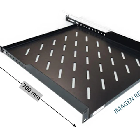 Bandeja 19" ventilada 1000 mm 4 puntos verticales