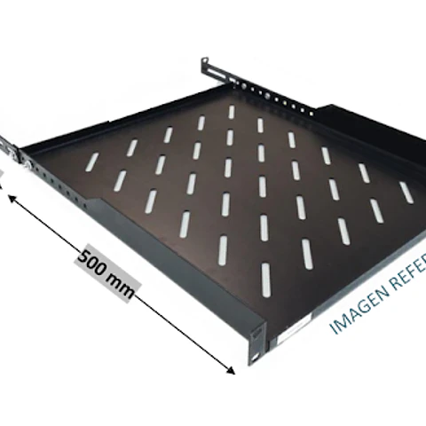 Bandeja 19" ventilada 800 mm 4 puntos verticales
