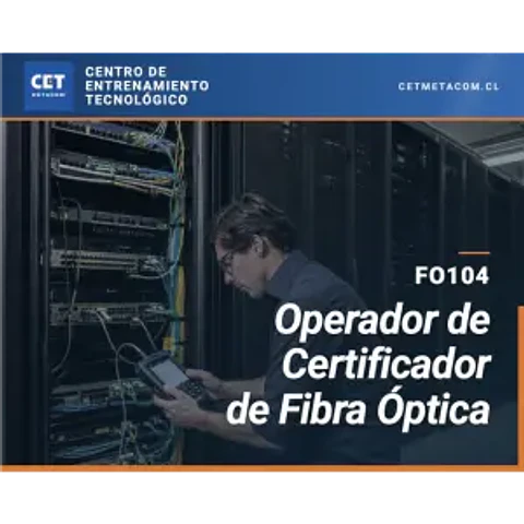 10 de noviembre - curso de operador de certificador de fibra óptica