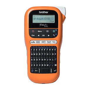 Rotuladora Brother PT-E110VP con maletín (QWERTY)