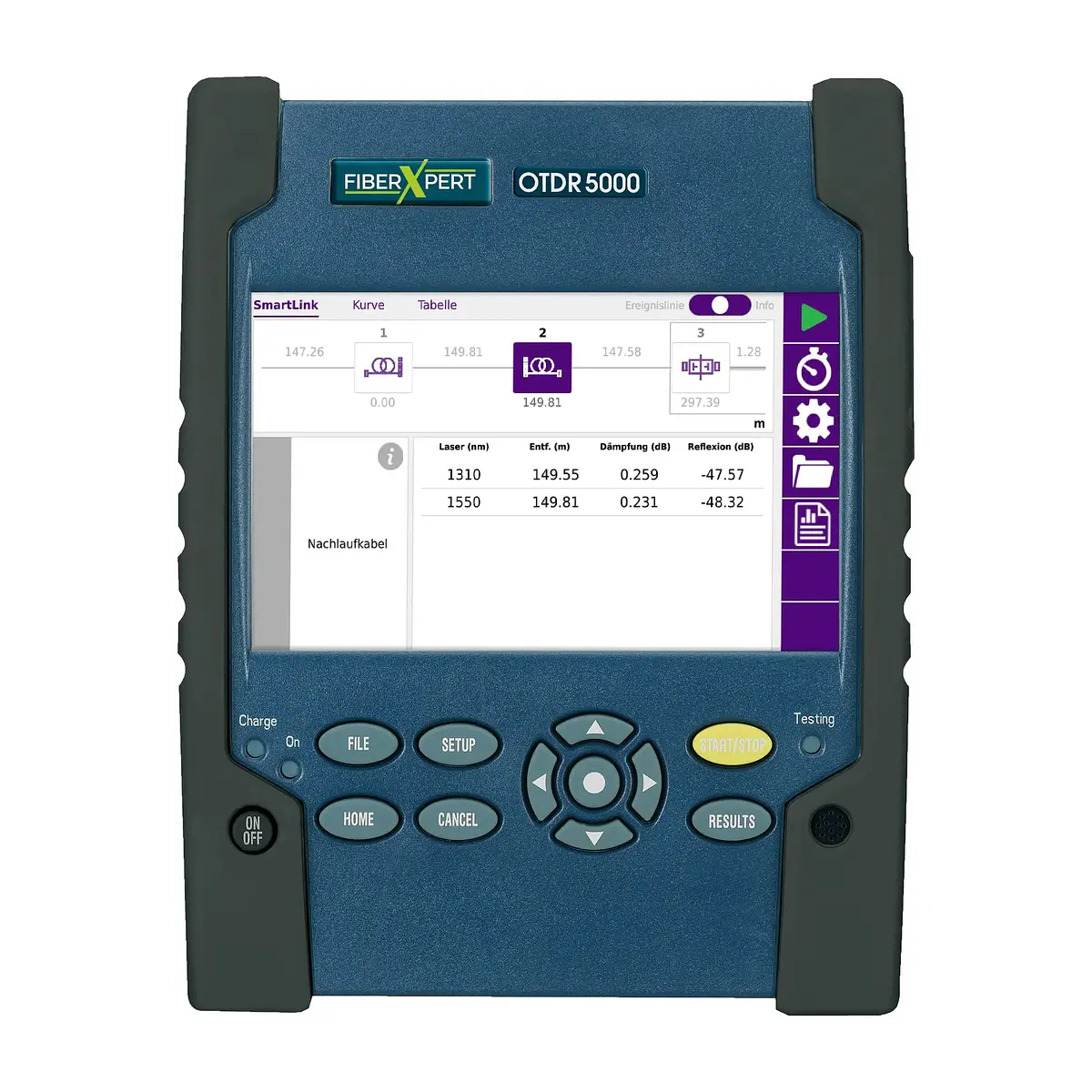 Foto de Certificador Softing FiberXpert OTDR 5000