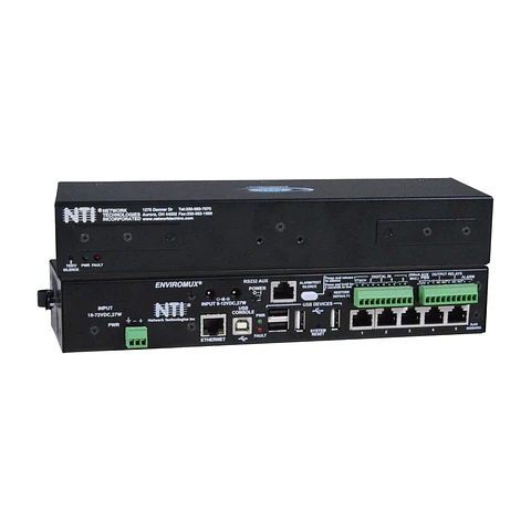 Sistema de monitoreo ambiental de medianas empresas ENVIROMUX-5D-48V