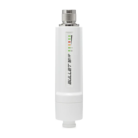 Radio Ubiquiti Bullet M2-HP 2,4 GHz 600 mW con conector N
