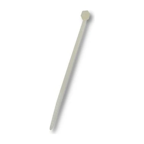 Amarras plásticas blancas 150 x 3,6 mm ( 100 unidades)