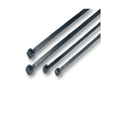 Amarras plásticas 300*4.8 mm. negras (100 unidades)