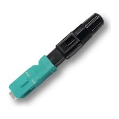 Conector rápido multimodo OM3 SC/UPC aqua (10 unidades)