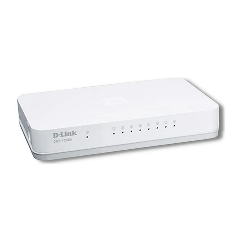 Switch 8P 10/100/1000Mbps NO Adm/Rack