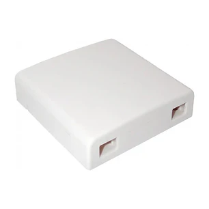 Roseta para FTTH 2 puertos 86mmx86mm