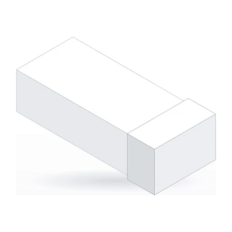 Tapa final 25x16 HF para canaleta libre de halógenos