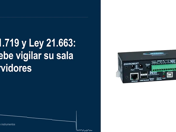 Ley 21.719 (1 de diciembre de 2026) y Ley 21.663: qué debe vigilar su sala de servidores