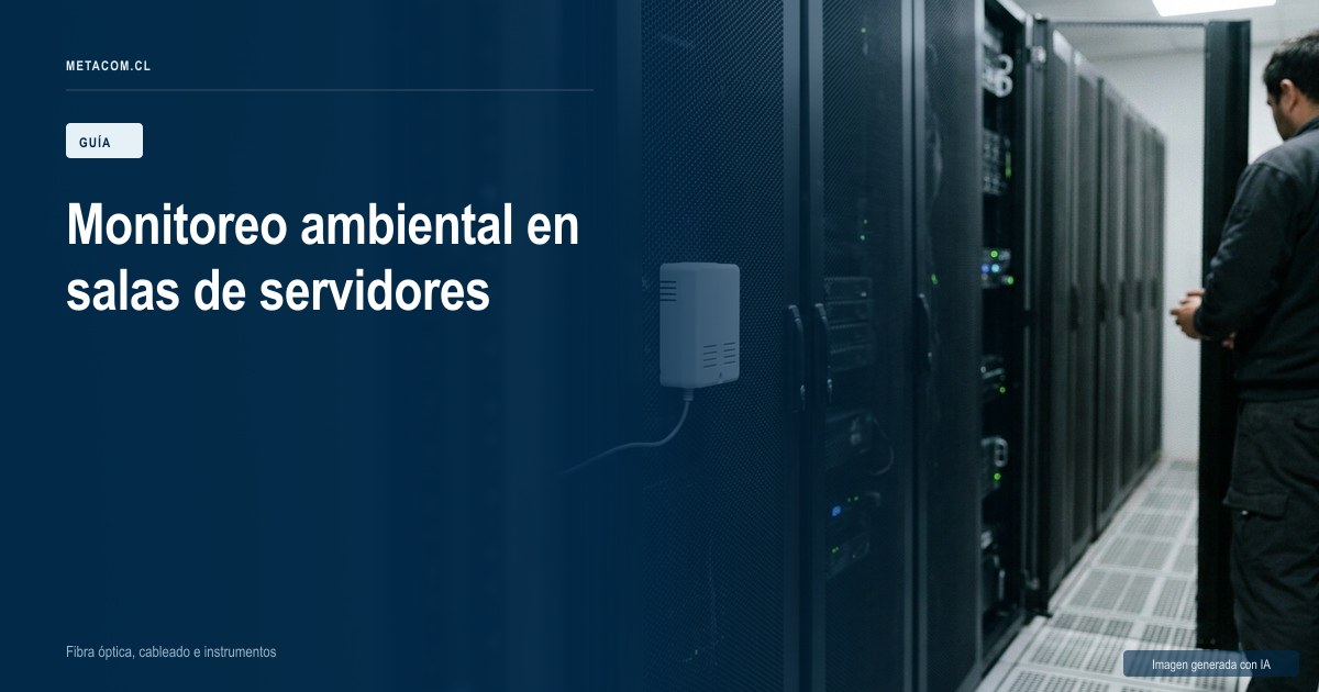 Monitoreo ambiental en salas de servidores: qué medir, dónde poner cada sensor y cómo alertar