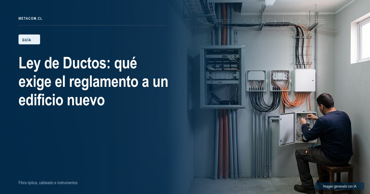 Ley de Ductos: qué exige el reglamento a un edificio nuevo y qué debe instalar el contratista