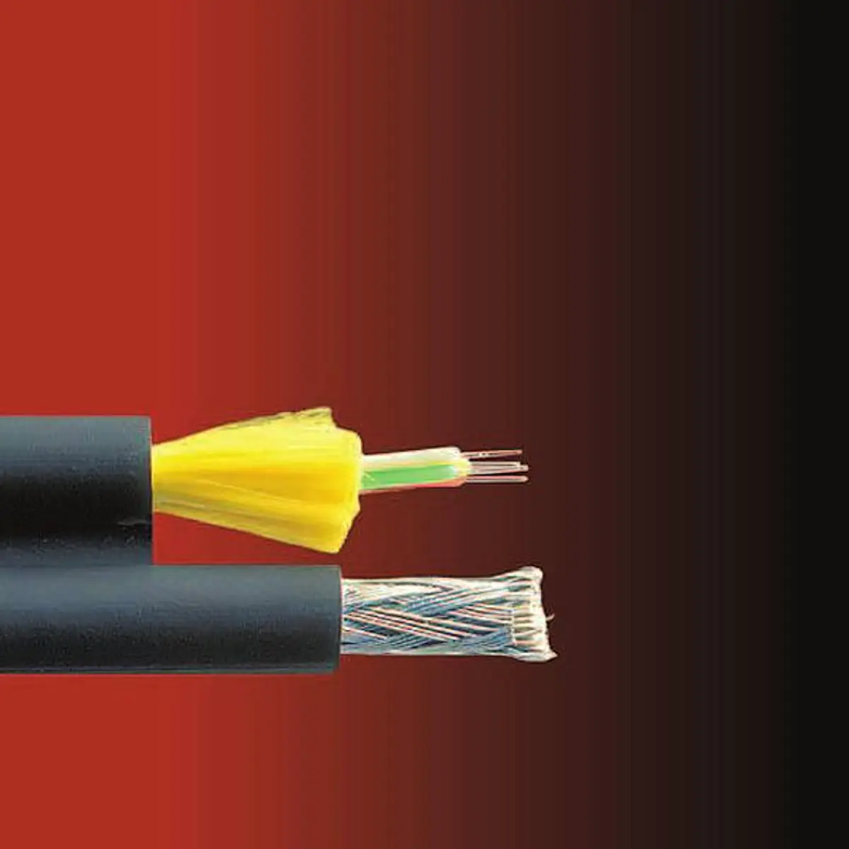 Foto de Cable fibra óptica 12x62 multimodo OM1 figura 8 autosoportado CAM Optral liquidación