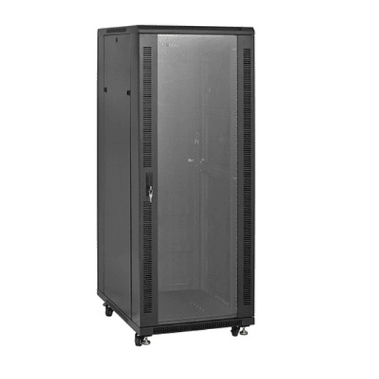 Gabinete  Rack 19´´ 32U x600x800mm Puerta de Vidrio 