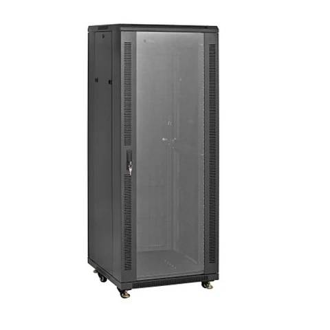 Gabinete rack 19´´ 32U x600x600mm puerta de vidrio