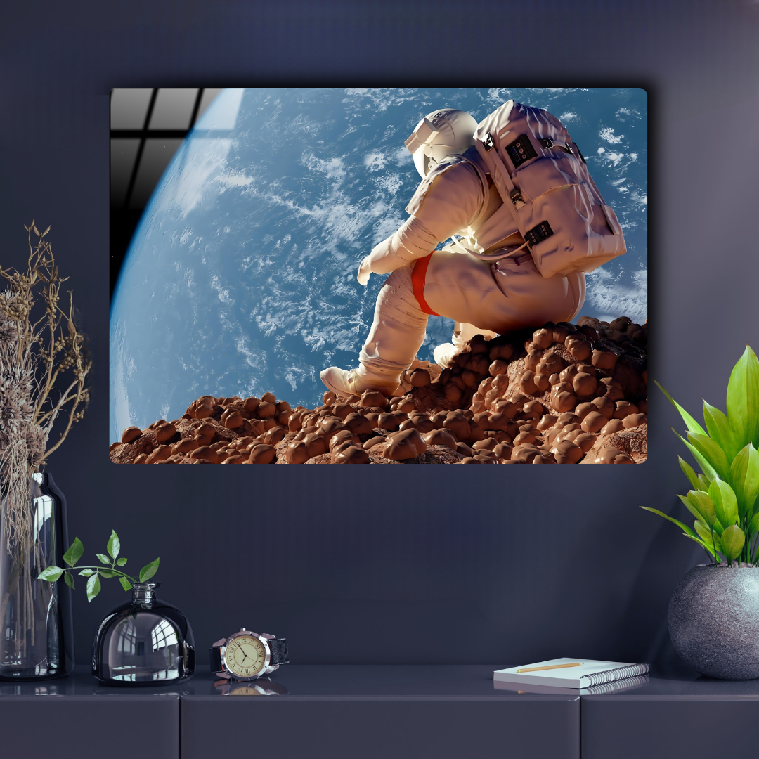 Astronauta en la Luna