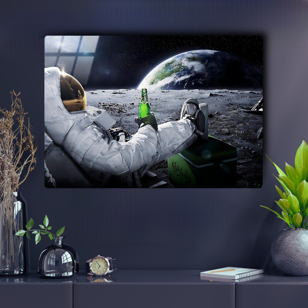 Astronauta en la Luna