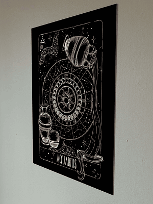 Cuadro Zodiacal - Acuario