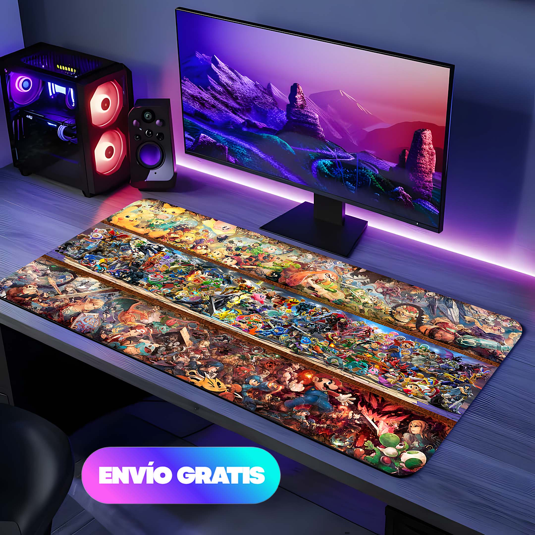 Mousepad Gamer - Super Smash Bros Ultimate 1