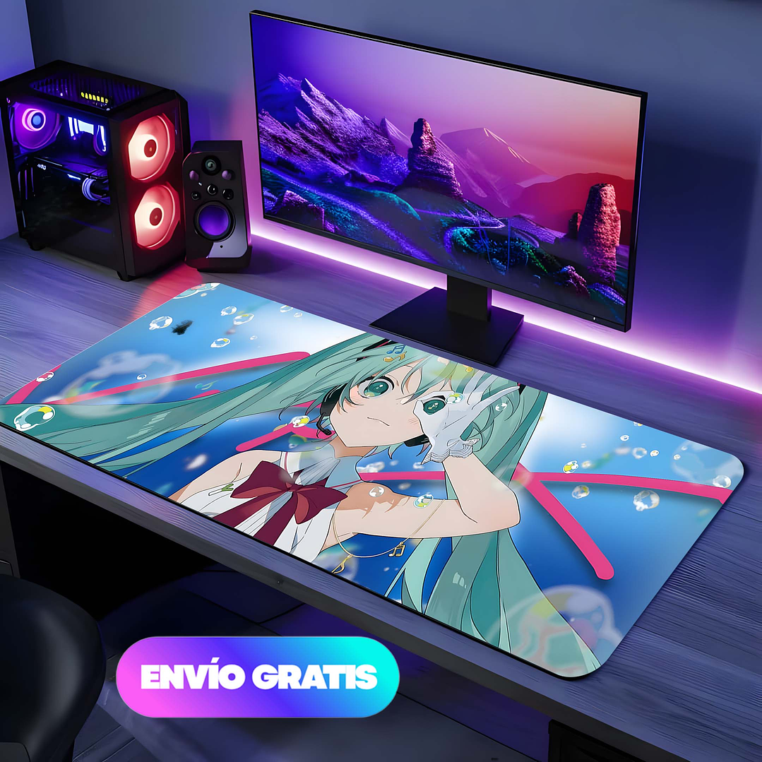 Mousepad Gamer - Hatsune Miku 1